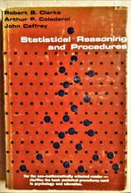 Statistical Reasoning and Procedures  - 1965 - Robert Clark, Robert Clarke, a.o., Utilisé, Envoi, Management
