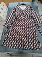 jurk Signe Nature nieuw 38 print bruin + blauw, beige, ..., Vêtements | Femmes, Robes, Neuf, Taille 38/40 (M), Enlèvement ou Envoi