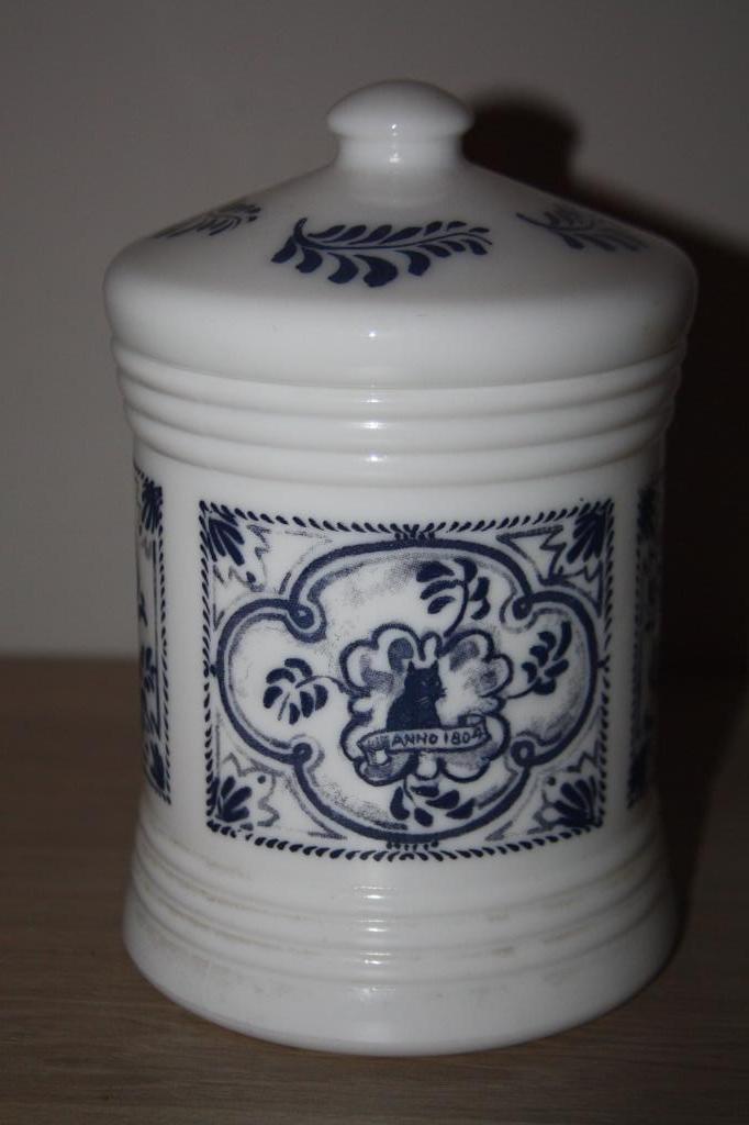 Zwarte Kat koffie voorraad pot met deksel , glas 19 cm, Verzamelen, Merken en Reclamevoorwerpen, Zo goed als nieuw, Verpakking