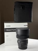 Sigma 14mm f/1.8 DG HSM Art (Canon EF) + EF-EOS R adapter, Enlèvement, Comme neuf, Objectif grand angle