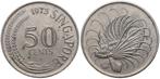 Munt Singapore 50 Cent 1973, Postzegels en Munten, Ophalen, Losse munt