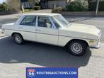 Mercedes-Benz 280 (W114) 1975 | Route 66 auctions, Autos, Oldtimers & Ancêtres, Achat, 4 portes, Entreprise, Mercedes-Benz