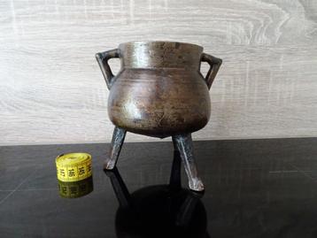 Antieke bronzen grape of kookpot 17e eeuw, Enlèvement ou Envoi, Bronze