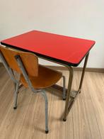 Vintage bureau tafel en stoel voor kinderen, Gebruikt, Ophalen of Verzenden