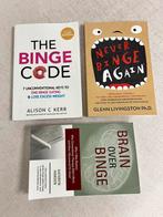 3x Eetstoornis boek Brain over Binge the binge code never ag, Boeken, Nieuw, Ophalen of Verzenden, Dieet en Voeding
