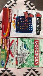 Reisspelletjes monopoly en 4 op een rij, Hobby en Vrije tijd, Ophalen of Verzenden, Zo goed als nieuw