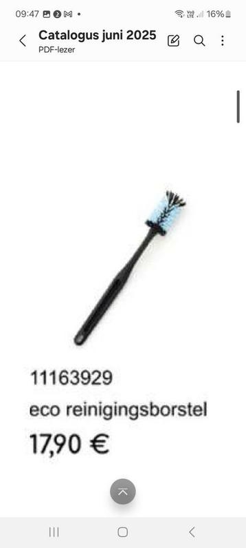 Nieuwe flessenborstel van tupperware  beschikbaar voor biedingen