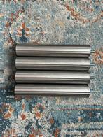 Pieds de lit 20cm, Gris, Comme neuf, Enlèvement, Métal