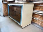 vintage houten winkeltoog /toonbank/ vitrine : opmaakproject, Ophalen of Verzenden