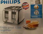 PHILIPS TOASTER HD2648 neuf - 80 Eur, Electroménager, Grille-pain, Enlèvement, Ramasse-miettes amovible, Neuf