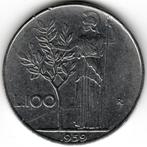 Italië : 100 Lire 1959  KM#96.1  Ref 14571, Postzegels en Munten, Munten | Europa | Niet-Euromunten, Italië, Ophalen of Verzenden