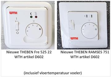 Nouveau thermostat Theben Re 525 22 pour plancher électrique, Enlèvement, Neuf