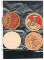 DESSOUS DE VERRE À BIÈRE AMSTEL, Collections, Envoi, Utilisé, Sous-bock, Amstel
