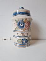 Oude apotheekpot "Opium", Ophalen of Verzenden