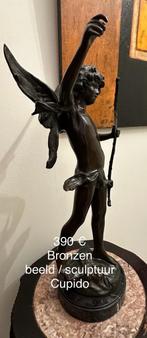 Bronzen beeld/sculptuur Cupido, Antiquités & Art, Bronze, Enlèvement