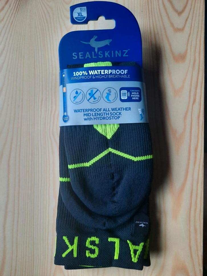 Chaussettes mi-longues imperméables pour tous temps (XL), Kleding | Heren, Sokken en Kousen, Nieuw, Overige maten, Zwart, Ophalen of Verzenden