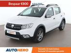 Dacia Sandero 0.9 TCe Stepway Prestige (bj 2017, automaat), Auto's, Dacia, 898 cc, Stof, Gebruikt, Zwart