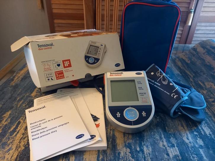 Tensoval Duo Control bloeddrukmeter (complete set), Elektronische apparatuur, Persoonlijke Verzorgingsapparatuur, Zo goed als nieuw