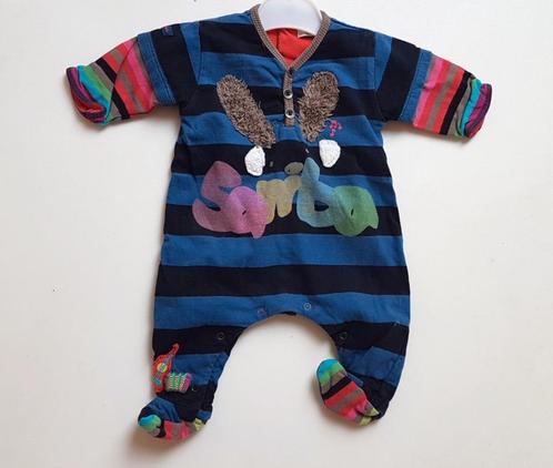 CATIMINI - Joli pyjama bleu ligné "samba" - T.1 mois, Enfants & Bébés, Vêtements de bébé | Taille 56, Utilisé, Garçon ou Fille