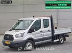 Ford Transit 105pk Euro6 Trekhaak Open Laadbak Dubbel cabine, Auto's, Euro 6, 4 cilinders, 7 zetels, Bedrijf