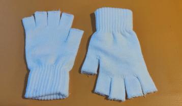 Gothic emo punk fingerless gloves vingerloze handschoenen