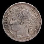 Munt / Frankrijk / 5 Frank / Ceres / 1849 A / Zilver .900, Ophalen of Verzenden, Frankrijk, Losse munt, Zilver