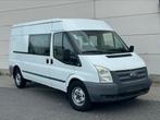 Ford Transit Dubbelcabine 5pl 2013 rijd perfect, Euro 5, Wit, Bedrijf, Overige carrosserie