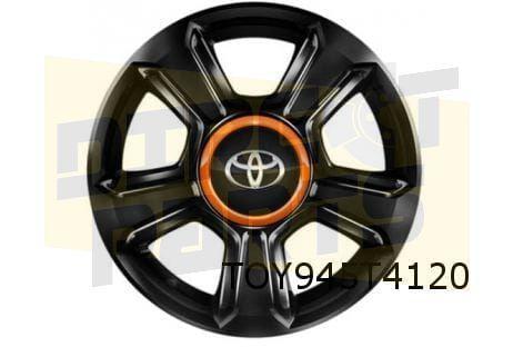 Toyota Aygo velg Aluminium 15'' 5-spaaks hoogglans zwart Ori, Auto-onderdelen, Banden en Velgen, Band(en), 15 inch, Personenwagen