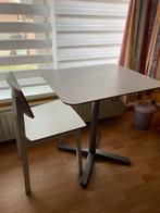 Petite table/bureau d’appoint + chaise, Comme neuf, Bureau