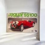 Vintage speelgoed: :miniatuur bouwpakket Jaguar SS100, Antiek en Kunst, Ophalen of Verzenden