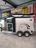 Gold 1.5 paardentrailer met B-rijbewijs en zadelkamer Nieuw, Ophalen, Nieuw, Aluminium, 1½-paards trailer