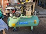 CREEMERS MOBIEL 100L Compressor 11 bar 220&380v 3hp alles go, Doe-het-zelf en Bouw, Compressors, Ophalen, 400 tot 800 liter/min