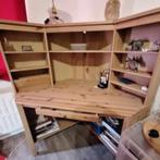 Houten hoekbureau van IKEA, Huis en Inrichting, Ophalen, Zo goed als nieuw, Bureau