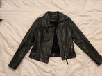 Allsaints leren jas, Ophalen of Verzenden, Gedragen, Maat 34 (XS) of kleiner, Zwart