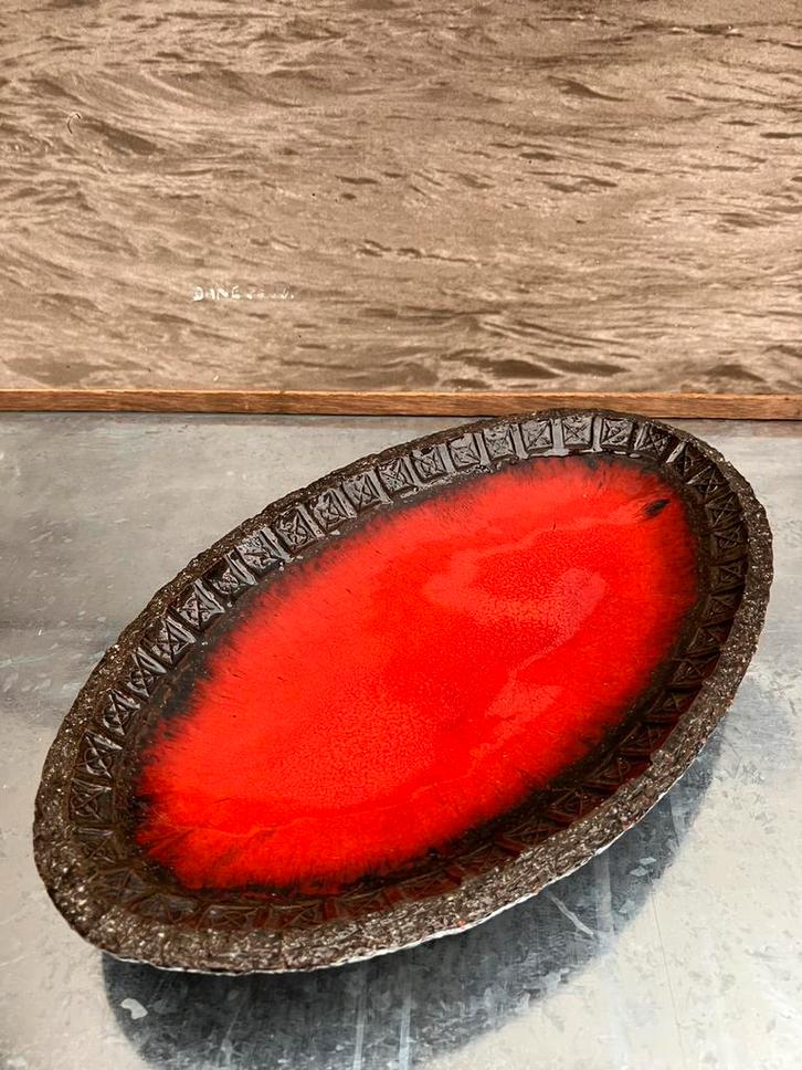 Keramiek schaal van Jan Ryheul voor Perignem, jaren ‘60, Huis en Inrichting, Woonaccessoires | Schalen en Manden, Zo goed als nieuw