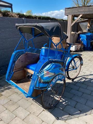 Becak ( Indonesische fiets ), Ophalen, Gebruikt