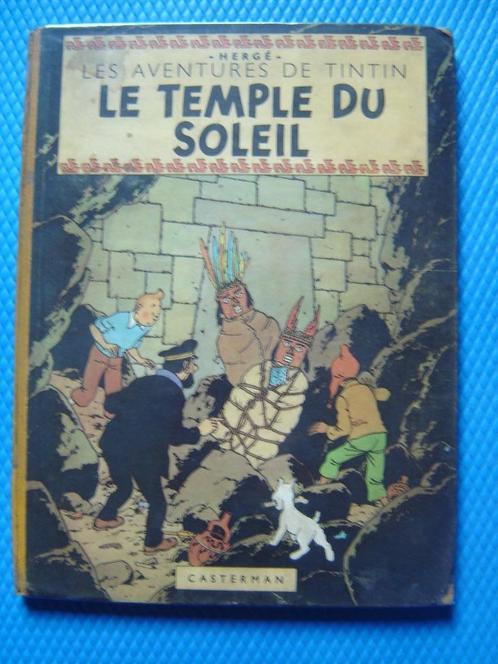 TINTIN "Le Temple du Soleil" - EO B3 1949 (2 Incas), Livres, BD, Utilisé, Une BD, Enlèvement ou Envoi
