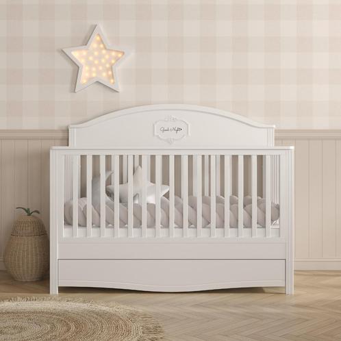 3 in 1 ledikant met bovenaan de tekst Good Night, Kinderen en Baby's, Babywiegjes en Ledikanten, Nieuw, Ledikant, Verzenden