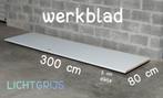 Werkblad van 300 x 80 cm - gebruikt geweest, Huis en Inrichting, Ophalen, Grijs
