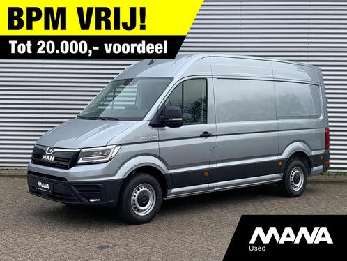 MAN TGE 3.180 L3H3 Automaat 180PK OysterSilver NIEUW MODEL A, Auto's, Bestelwagens en Lichte vracht, Bedrijf, Te koop, ABS, Achteruitrijcamera