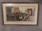Gravure Bruges - Alfred Van Neste - 85x56cm, Antiek en Kunst, Ophalen