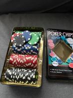 100 poker chips, Hobby en Vrije tijd, Ophalen, Zo goed als nieuw