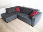 Canapé d'angle tissu gris foncé, Maison & Meubles, Canapés | Salons, Banc d'angle, Quatre personnes ou plus, Comme neuf, Enlèvement