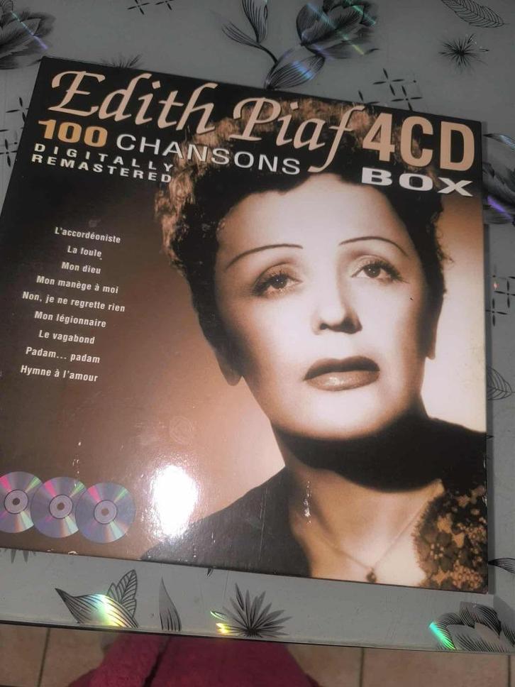edith piaf 4 cd sortit en 1998 Très bon état, Cd's en Dvd's, Cd's | Franstalig, Zo goed als nieuw, Ophalen of Verzenden
