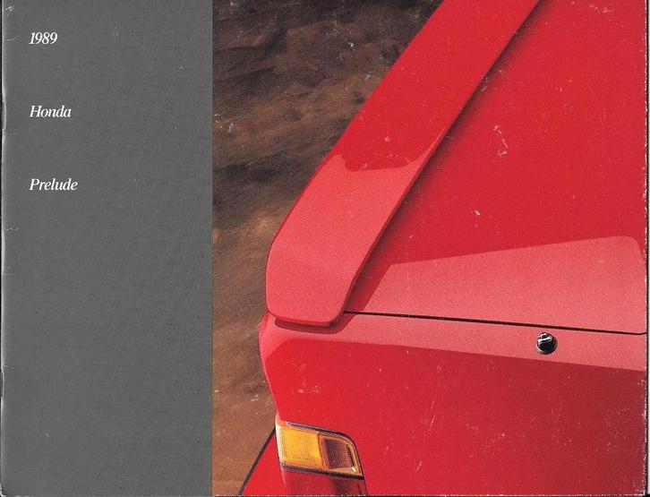 HONDA PRELUDE 1989, Boeken, Auto's | Folders en Tijdschriften, Zo goed als nieuw, Honda, Ophalen of Verzenden