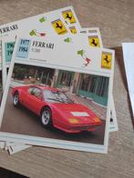 Fiches de collection Ferrari, Livres, Autos | Brochures & Magazines, Comme neuf, Enlèvement ou Envoi, Ferrari