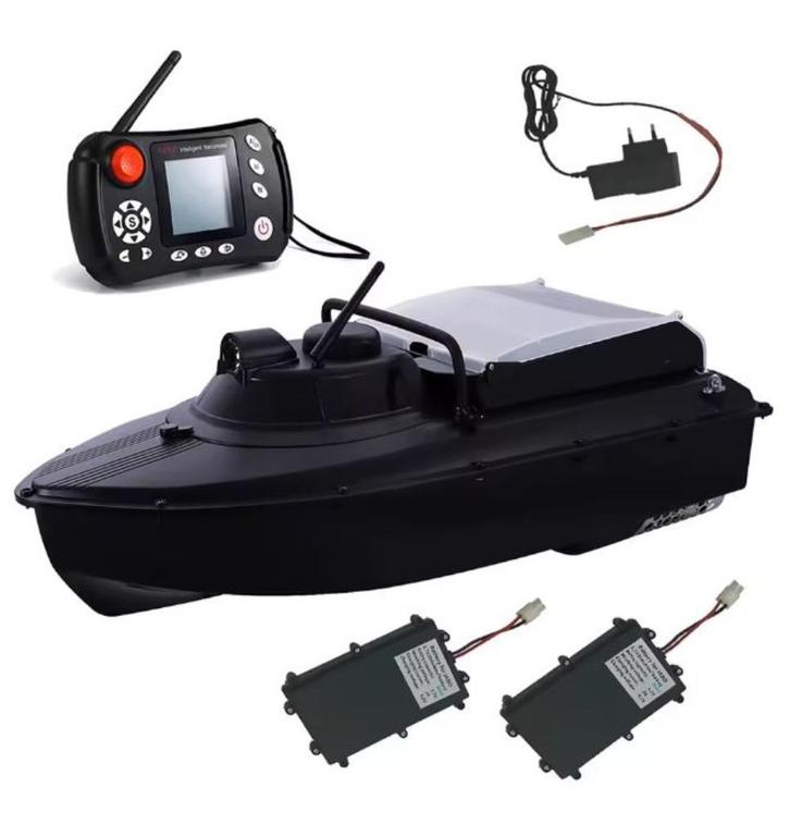 Voerboot Auto-Navigatie GPS Dieptemeter Fishfinder 2 Accu's!, Watersport en Boten, Hengelsport | Karpervissen, Nieuw, Verzenden