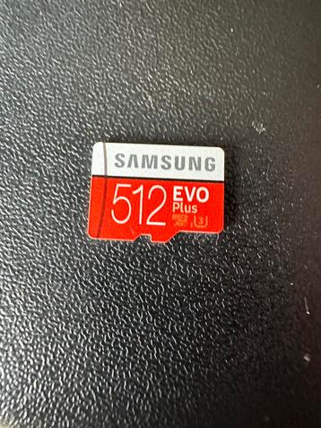 Samsung Micro SD EVO plus 512GB, Enlèvement, Comme neuf, SD