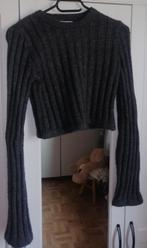 Croptop grijs truitje Bershka M, Ophalen of Verzenden, Grijs