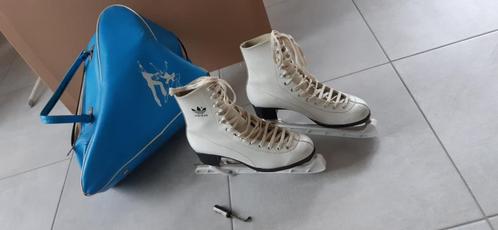 Schaatsen Adidas maat 40 wit model KAREN + beschermers + tas, Sports & Fitness, Patinage, Patinage artistique, Autres marques